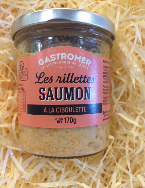 Les rillettes saumon à la ciboulette Gastromer 170g